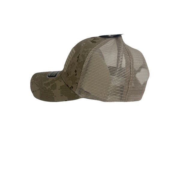 Highland Tactical American Flag Patch Mesh Snapback Hat Digi Camo OSFM - Picture 2 of 12